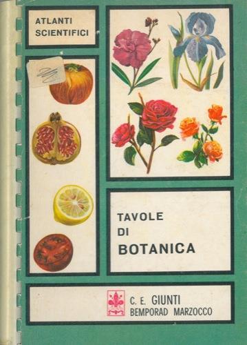 Tavole di botanica - copertina