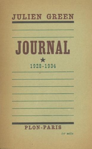 Journal 1935 1954 - Julien Green - copertina