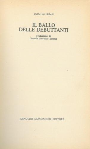 Il ballo delle debuttanti - Catherine Rihoit - copertina