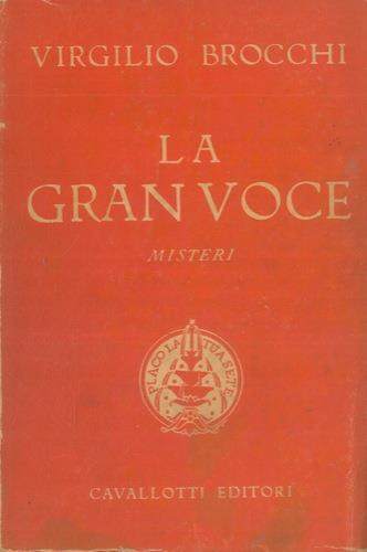 La gran voce. Misteri - Virgilio Brocchi - copertina