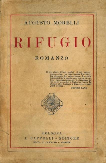 Rifugio - Augusto Morelli - copertina