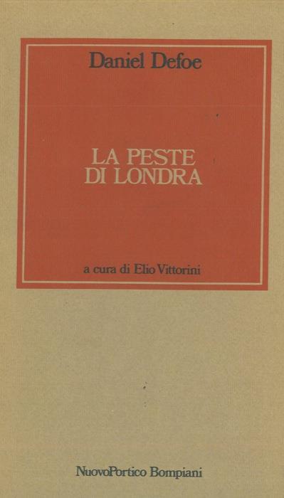 La peste di Londra - Daniel Defoe - copertina