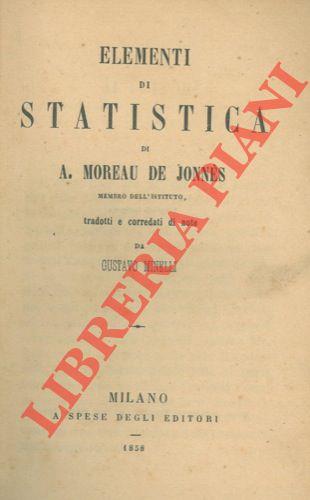 Elementi di statistica. Tradotti e corredati di note da Gustavo Minelli