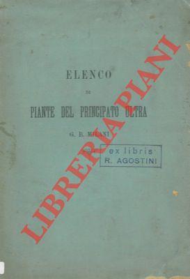 Elenco di piante del Principato Ultra