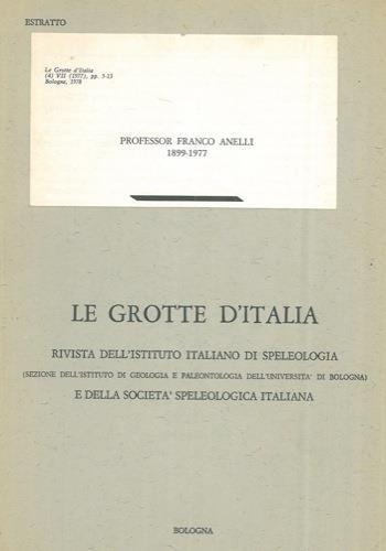 Professor Franco Anelli. 1899-1977 - Paolo Forti - copertina