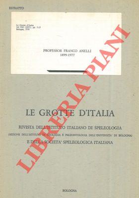 Professor Franco Anelli. 1899-1977