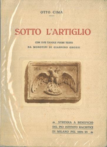 Sotto l'artiglio - Otto Cima - copertina