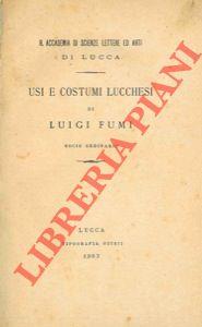 Usi e costumi lucchesi