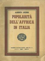 Popolarità dell' Affrica in Italia