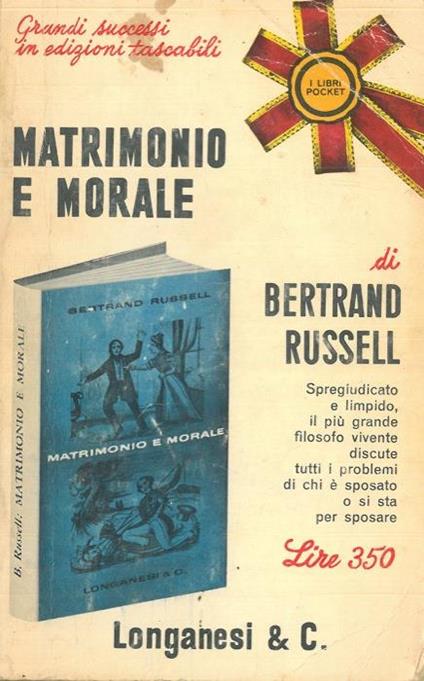 Matrimonio e morale - Bertrand Russell - copertina