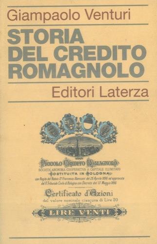 Storia del Credito Romagnolo - Giampaolo Venturi - copertina