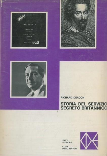 Storia del servizio segreto britannico - Richard Deacon - copertina