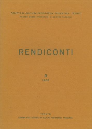 Tipologia della ceramica Luco (Laugen) ai Montesei di Serso (Pergine Valsugana. Trentino). Risultato dello scavo di una capanna dell'orizzonte retico nei Montesei di Serso (Pergine Valsugana. Trentino) - Renato Perini - copertina