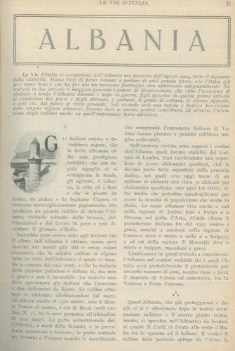 Albania - Vittorio Cordero Di Montezemolo - copertina