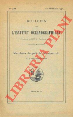 Microfaune du golfe du Salonique, etc