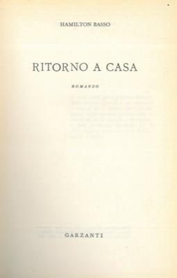 Ritorno a casa