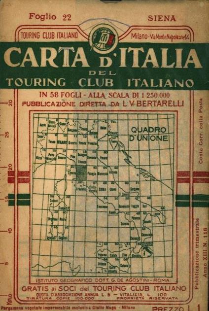 Siena - Luigi V. Bertarelli - copertina