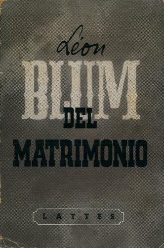 Del matrimonio - Léon Blum - copertina