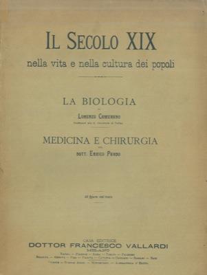 La biologia. = Medicina e chirurgia - Lorenzo Camerano - copertina