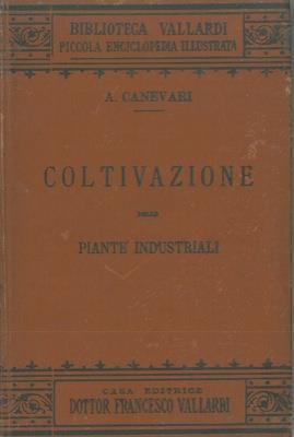 Coltivazione delle piante industriali - A. Canevari - copertina