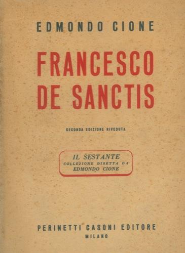 Francesco De Sanctis - Edmondo Cione - copertina