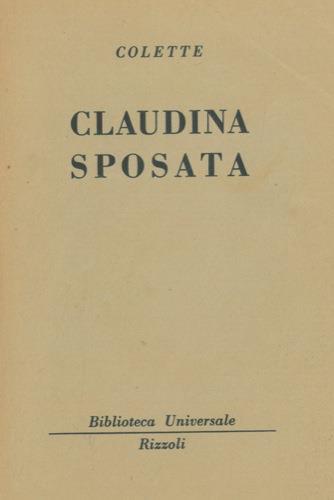 Claudina sposata - Colette - copertina