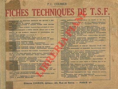 Fiches technique de T.S.F