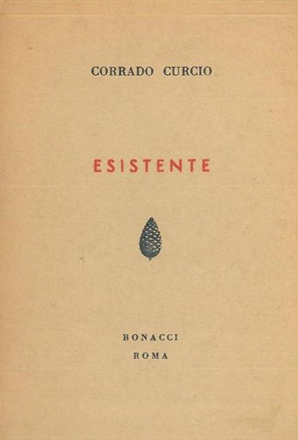 Esistente - Corrado Curcio - copertina