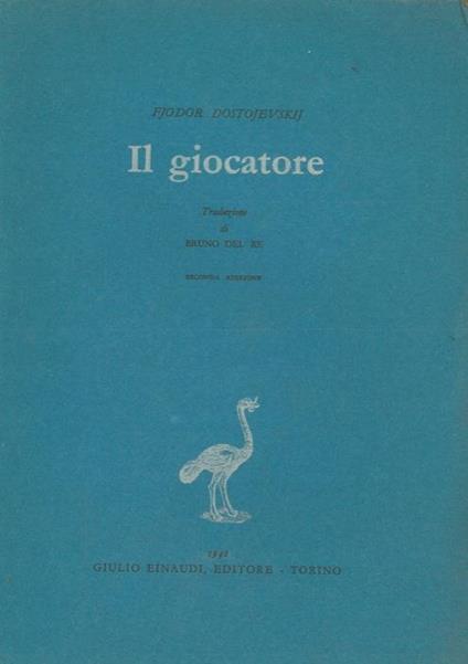 Il giocatore - Fëdor Dostoevskij - copertina