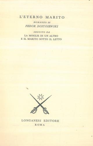 L' eterno marito - Fëdor Dostoevskij - copertina