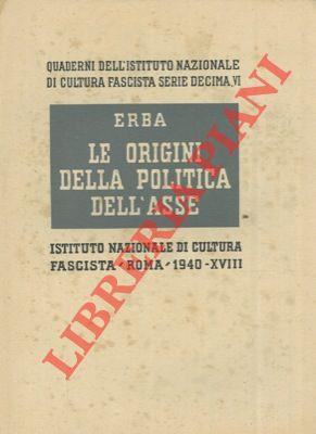 Le origini della politica dell'Asse