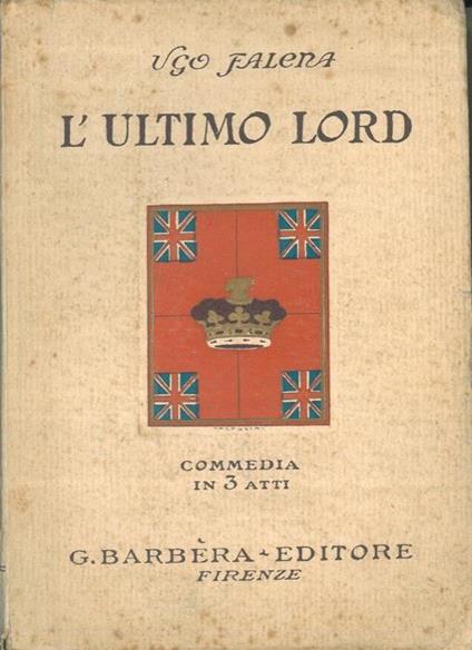 L' ultimo Lord - Ugo Falena - copertina