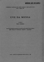 Conferenza Nazionale del Mondo Rurale e dell'Agricoltura. Roma, 8 giugno 1961. Uve da mensa