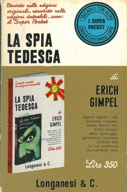 La spia tedesca - Erich Gimpel - copertina