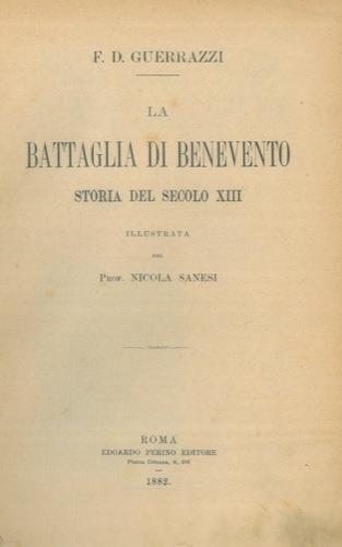 La battaglia di Benevento - Francesco D. Guerrazzi - copertina