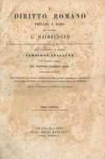 Il diritto romano privato e puro
