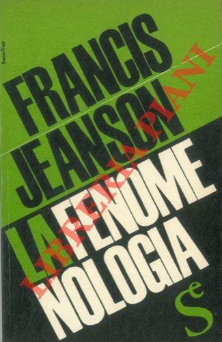La fenomenologia