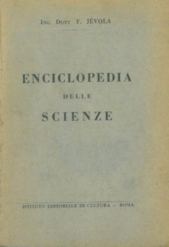 Enciclopedia delle scienz - F. Jevola - copertina
