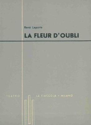La fleur d'oubl - René Laporte - copertina