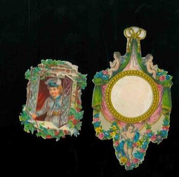 Serti di fiori con immagini di bimbi, scenette - copertina