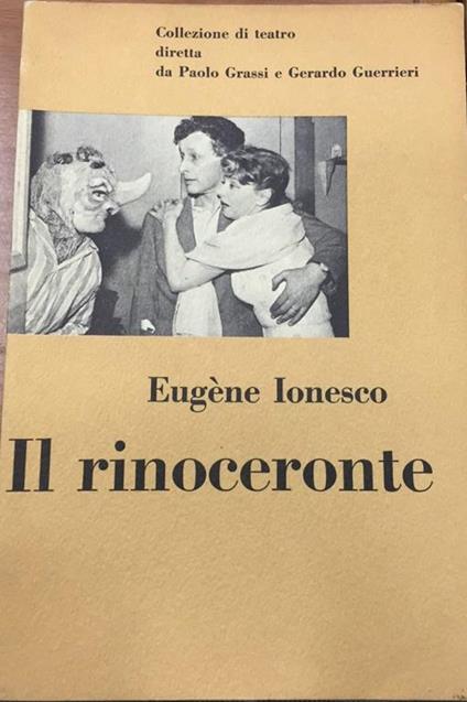 Il rinoceronte - Eugène Ionesco - copertina