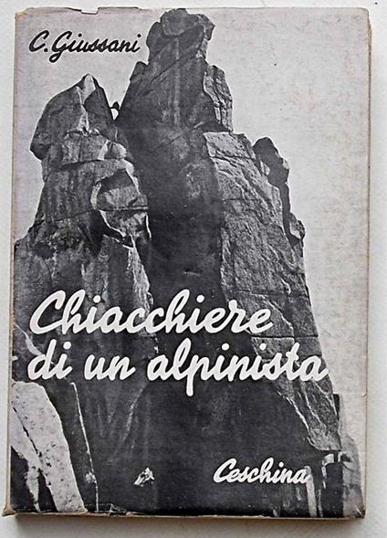 Chiacchiere di un alpinista - Camillo Giussani - copertina