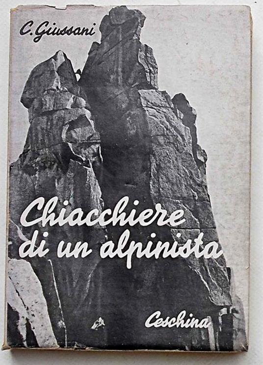 Chiacchiere di un alpinista - Camillo Giussani - copertina