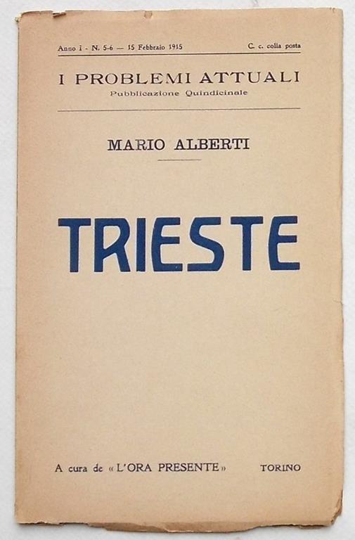 Trieste - Mario Alberti - copertina