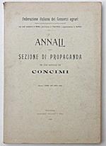 Annali della sezione di propaganda per l'uso razionale dei concimi. Anni 1898-99-900-901