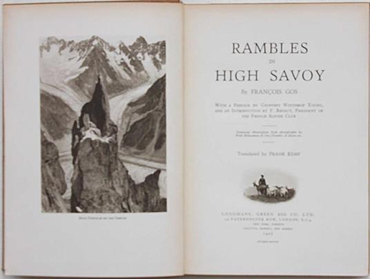 Rambles in High Savoy - Charles Gos - copertina