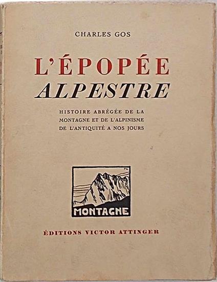 L' épopée alpestre - Charles Gos - copertina