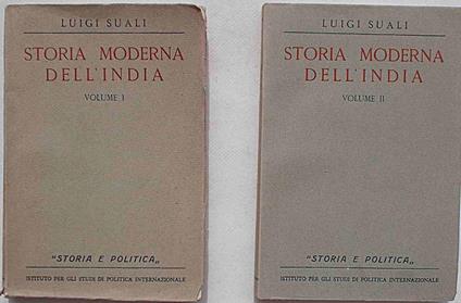 Storia moderna dell'India - Luigi Suali - copertina