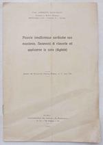 Piccole insufficienze cardiache non manifeste. Necessità di rilevarle ed applicarne la cura (digitale)