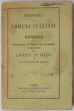 Storia del Risorgimento, dè progressi, del decadimento e della rovina della libertà in Italia